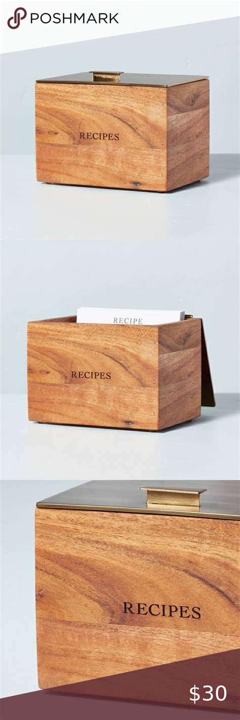 hearth and hand recipe box